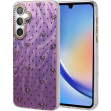 Huly  Samsung Galaxy A34 5g Kılıf Blade Aynalı Desenli Kapak - Desen 2 Hub