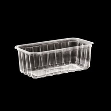 Yorulmaz Ambalaj 1000 gr Kapaksız Plastik Şarküteri Kase 50 Adet