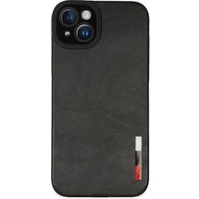 Huly  iPhone 14 Plus Kılıf Loop Deri Silikon - Siyah Hub