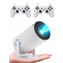 Woogitech Tekno Ayaklı Oyun Projeksiyonu Çift Kollu Taşınabilir Sinema Projektörü Uygun
