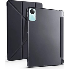 Huly  Xiaomi Redmi Pad Se 4g Kılıf Kalemlikli Mars Tablet Kılıfı - Siyah Hub