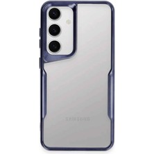 Huly  Samsung Galaxy S24 Kılıf Boyi Silikon Kapak - Lacivert Hub