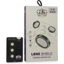 Huly  Samsung Galaxy S24 Bilvis Titan Kamera Lens - Siyah Hub