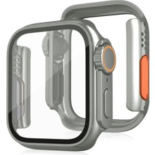 Huly  Apple Watch 41MM Watch 49MM Kasa Dönüştürücü ve Ekran Koruyucu - Yıldız Işığı Hub