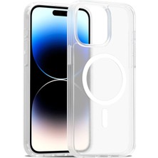 Huly  iPhone 15 Pro Jota Magsafe Kapak - Şeffaf Hub