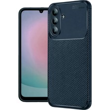 Huly  Samsung Galaxy A57 5g Auto Focus Karbon Kapak - Lacivert Hub