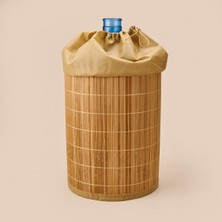 PremiumPort Şık Kahverengi Damacana Kılıfı, Koruma ve Estetik Birlikte