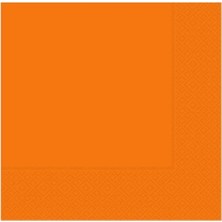 Allians 16 Adet Turuncu Renk Kağıt Parti Peçetesi 33 Cm, Şık ve Pratik Kullanım