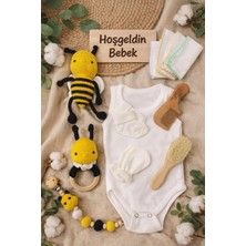 Ayana Cosmetic Yenidoğan Doğal Amigurumi Hediye Seti (9 Parça)