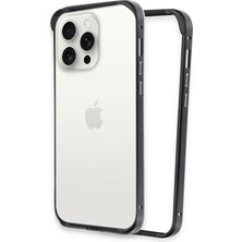 Huly  iPhone 14 Pro Max Land Bumper Koruma Kapak - Siyah Hub