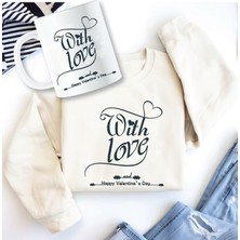 Zeepy Dizayn Sevgililer Gününe Özel Kupa ve Tişört Hediye Seti