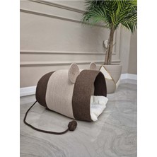 Feyza Design Yumuşak ve Yıkanabilir Fare Tasarımlı Kedi Evi, Konforlu Uyku Alanı