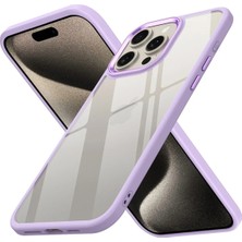Huly  iPhone 15 Pro Max Kılıf Power Silikon - Lila Hub