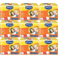 Canped Emici Külot Pants Hasta Yetişkin Bezi L - Büyük - Large Ekonomik Pk 126 Adet (9pk*14)