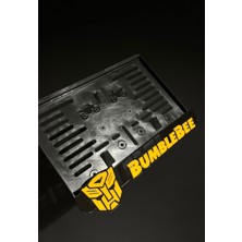 Pi Dekorasyon Bumblebee Motorsiklet Plakalık
