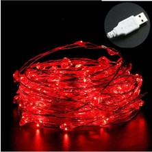 Allians 5 Metre USB Bağlantılı Tel LED Işık, Renkli ve Enerji Tasarruflu