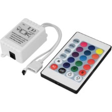 Allians 24 Tuş Rgb Kablosuz Kumanda ve Ünitesi, Çok Renkli Aydınlatma