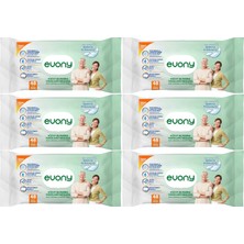 Evony Hasta Vücut Perine Temizleme Islak Mendil Havlu 48 Yaprak Xl Banyo Ferahlığı (6 Lı Set)