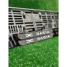 Pi Dekorasyon Pleksi Otomobil Plakalık Ahenk Model Dacıa Logolu