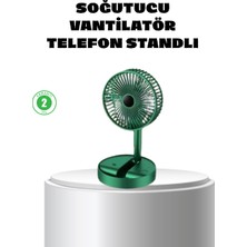 Woogitech Tekno Katlanabilir Mini Fan – 3 Kademeli Soğutma, Şarjlı Uygun