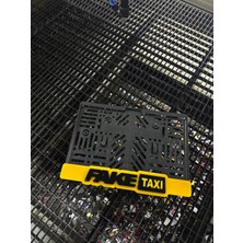Pi Dekorasyon Fake Taxı Motor Pleksi Plakalık
