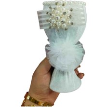 Beyaz Düğün Nikah Takı Için Iğnelik, Kına Gecesi Gelin Damat Söz Nişan Sünnet Iğnedanlık