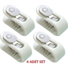 PremiumPort Mandallı Yorgan Sabitleme Klipsi, 4'lü Set, Pratik ve Kullanışlı Ürün