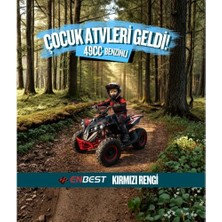Enbest 49 cc Benzinli Çocuk Atv 4-12 Yaş Kırmızı