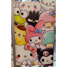 Ada Çanta Kırtasiye Sanrio Karakterleri Dekoratif Tablo (50CMX30CM) AD62287