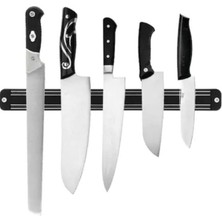 PremiumPort Pratik Mıknatıslı Bıçak Tutucu, 33CM Organizer, Güvenli ve Şık Tasarım