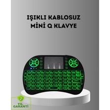 Woogitech Tekno LED Işıklı Q Klavye – Touchpad, Numerik Tuş Takımı ve Multimedya Kısayolları Uygun