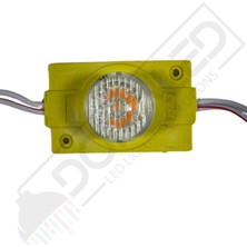 Allians 24V Amber 1.5W Tekli Lensli 3030 Reklam Modülü IP65 (10 Adet)