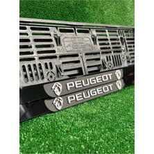 Pi Dekorasyon Pleksi Otomobil Plakalık Ahenk Model Peugeot Logolu