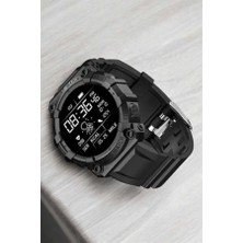 Woogitech Tekno Unisex Tasarımıyla Klasik ve Spor Kombinlere Uygun Akıllı Saat Uygun