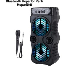 Woogitech Tekno LED Parti Işıklı Bluetooth Hoparlör Uygun
