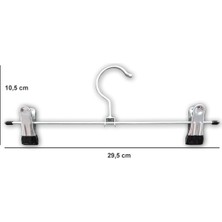 PremiumPort 10 Adet Tel Etek Pantolon Askısı, Pratik ve Güvenli Bağlama Seti
