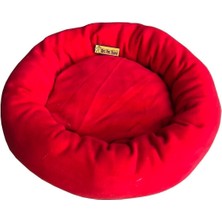 Feyza Design Yumuşak ve Konforlu 50 cm Evcil Hayvan Yatağı, Küçük Irk Kediler ve Köpekler Için