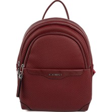 Silver & Polo Silver Polo Bordo - Bordo Petek Kadın Sırt Çantası SP1265