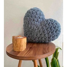 Içi Astarlı Puffy Kalp Yastık