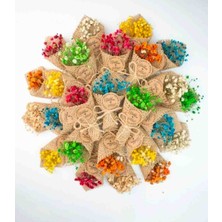 Çiçek Buketi Nişan Süsleri 15 Adet Kişiye Özel Yapım