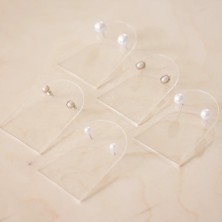 PremiumPort 10 Adet Bety Şeffaf Akrilik Takı ve Organizer Stant Seti