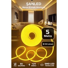 Allians 12V Neon Esnek LED Hortum 5m Gün Işığı, Amber, Mavi, Kırmızı, Yeşil