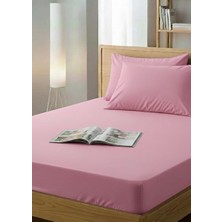 Ladybella Lastikli Yatak Çarşafı Lastikli Penye Çarşaf + 1 Adet Yastık Kılıfı Tek Kişilik One Size