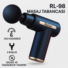 Feyza Design 6 Kademeli Mini Masaj Tabancası, Boyun, Bel, Sırt, Bacak ve Ayak Için Rahatlatıcı Yardım