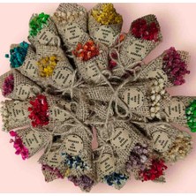 50 Adet Hediyelik Cipso Çiçek Buketi Hediyelik