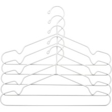 PremiumPort Pratik 5'li Giysi Askısı Seti, Düzenli ve Şık Dolaplar Için