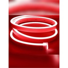 Allians Kırmızı Neon LED Şerit 12V, Tak ve Çalıştır, 1 Metre, Trafolu Konforlu Kullanım