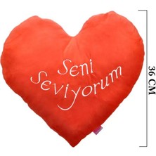 Selay Oyuncak 1153K Kalp Yastık 36X36 cm
