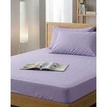 Ladybella Lastikli Yatak Çarşafı Lastikli Penye Çarşaf + 1 Adet Yastık Kılıfı Tek Kişilik One Size