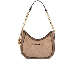 Silver & Polo SP1168 Kadın Omuz Çantası Süet Vizon